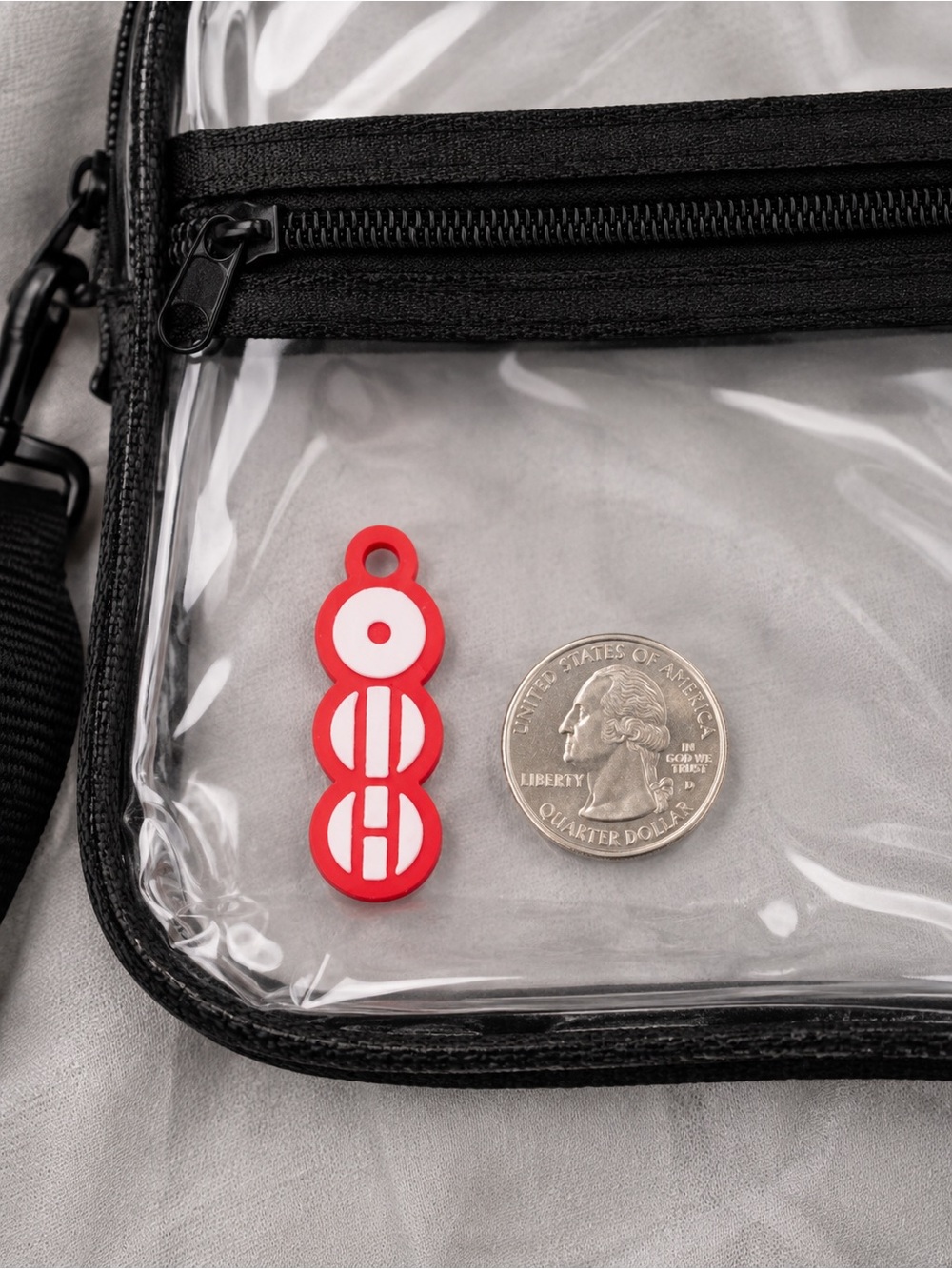 Bts- inspired Arirang logo keychain Red and White 3D Keychain Charm
